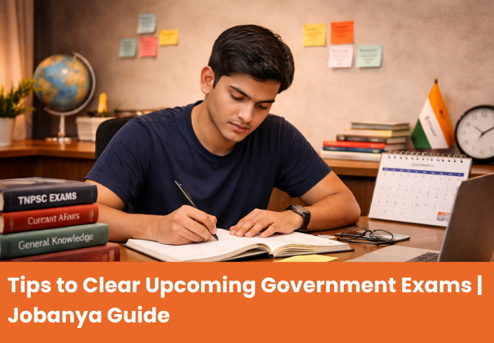 Tips to Clear Upcoming Government Exams | Jobanya Guide