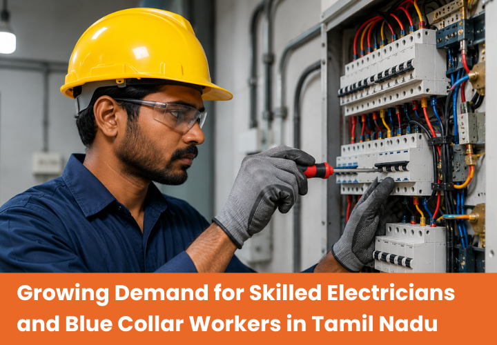 Growing Demand for Skilled Electricians and Blue Collar Workers in Tamil Nadu | Jobanya