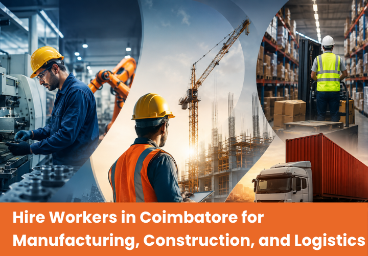 Hire Workers in Coimbatore for Manufacturing, Construction, and Logistics